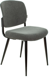 Стул для дома Бюрократ CH-K8 серый Alfa 44 металл черный на ножках CH-K8_1/GREY
