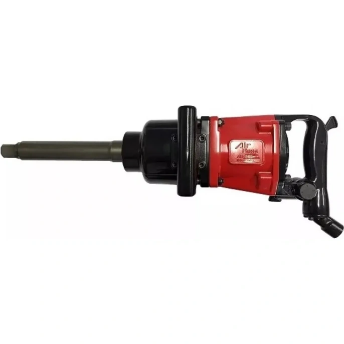 Пневмогайковерт AIRBOSS 1", 2400 H/м, 4200 об/мин на х/х, с длинным приводом L 525 мм AB-412GL