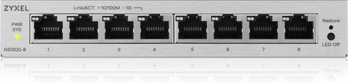 Коммутатор Zyxel GS1200-8V3-EU0101F L2 8x1Гбит/с управляемый
