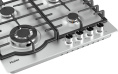 Газовая варочная поверхность Haier HHX-M64RFVLX нержавеющая сталь (TD0050131RU)
