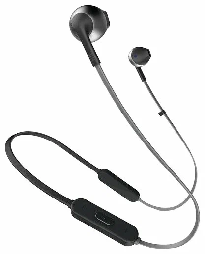 Беспроводные наушники JBL TUNE 205BT чёрные bluetooth, 12.5 мм, 120 мAч, JBLT205BTBLK