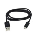 Rexant 18-4268-20 Кабель USB-A – micro USB, 1А, 1м, черный, длинный штекер