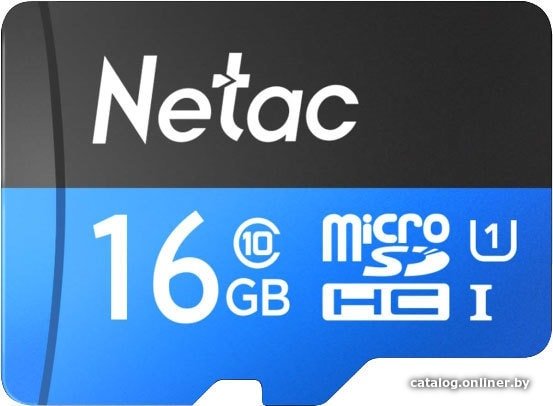 Флеш карта microSDHC 16GB Netac NT02P500STN-016G-R P500 + adapter