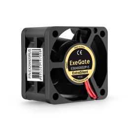 Вентилятор 5В DC ExeGate ExtraSilent ES04020S2P-5 (40x40x20 мм, Sleeve bearing (подшипник скольжения), 2pin, 4800RPM, 21dBA) EX299920RUS