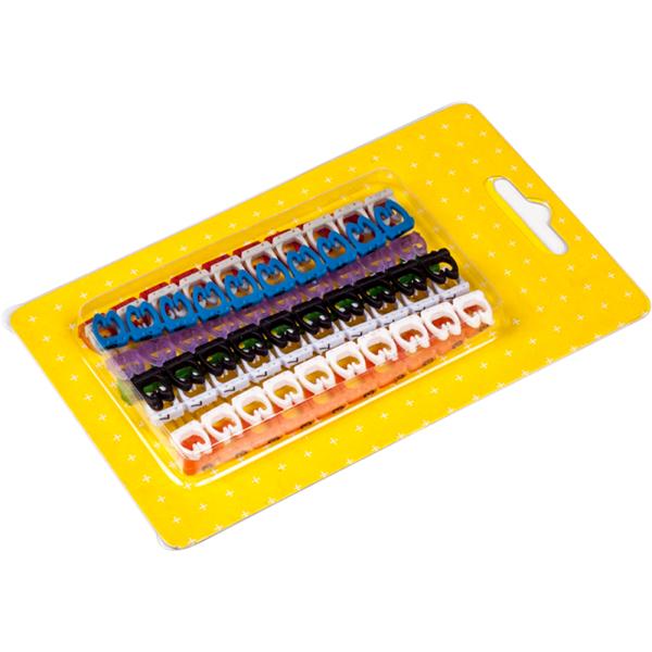 Клипсы Lanmaster LAN-MCC-NUM-SET-C5E для маркировки упак.:100шт
