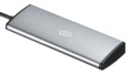 Хаб разветвитель Digma HUB-4U2.0-UC-DS, серебристый