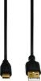 Кабель HAMA Flexi-Slim,  USB Type-C (m) -  USB (m),  0.75м,  черный [00135784]