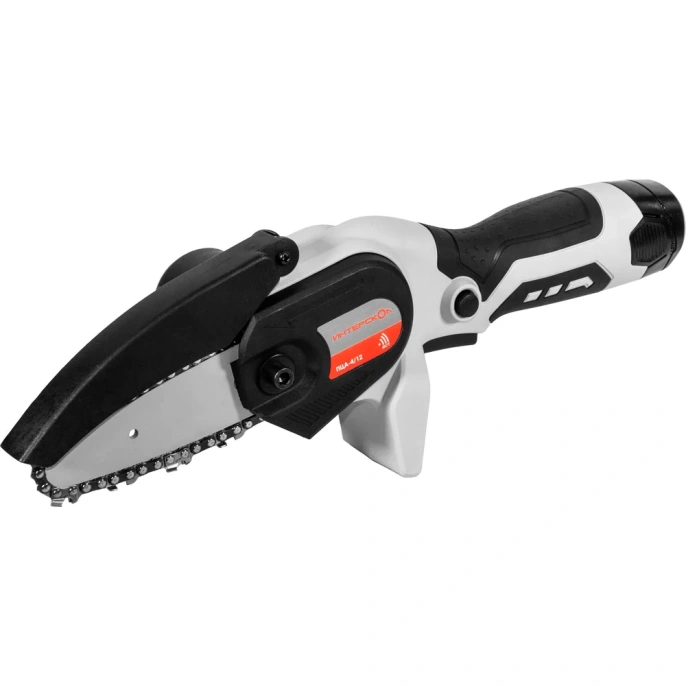 Аккумуляторная пила цепная Интерскол ПЦА-4/12 АПИ-Т Li-ion, картон, 2 аккум., 2,0 Ач, ЗУ 811.2.2.70