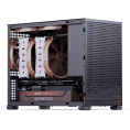 Корпус без блока питания Case JONSBO D32 PRO, Mini-Tower, TG, no fan, 2xUSB-A 3.2 + 1xUSB-C 3.2, mATX, mDTX, mITX Black (D32 PRO BLACK)