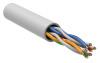 Витая пара U/UTP кат.5е ITK BC1-C5E04-128-305-G 4 пары белая 305 метров