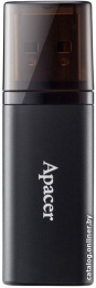 Накопитель USB Apacer AH25B 32GB Черный AP32GAH25BB-1 интерфейс: USB 3.2 Gen 1 Type-A 5 Гбит/сек , с колпачком, материал корпуса: металл