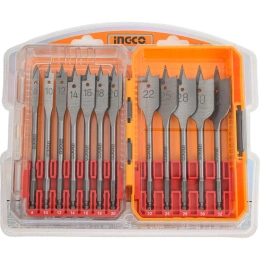 Набор сверл перовых по дереву INGCO 12 шт INDUSTRIAL AKDL1206