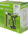 Степлер ручной Greenworks G24CS10 скобы 4/55/90/18GA 3400107
