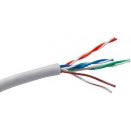 Кабель ExeGate UTP4-C5e-CCA-S24-IN-PVC-GY-305 UTP 4 пары кат.5e CCA, 0.5мм (24AWG), 305м, серый, PVC EX138965RUS