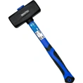 Кувалда vertextools 2000 г, фибергласовая обрезиненная рукоятка 10-12-2000