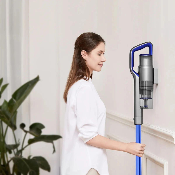 Пылесос вертикальный Jimmy Cordless Vacuum Cleaner JV63 Graphite+Blue с адаптером модели ZD24W300060EU