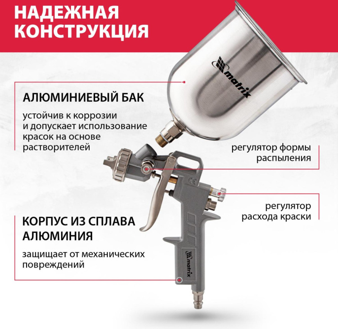 Краскораспылитель MATRIX 57315