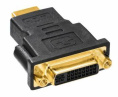 Переходник DVI Buro DVI-I f - HDMI m , черный [hdmi-19m-dvi-i f -adpt]