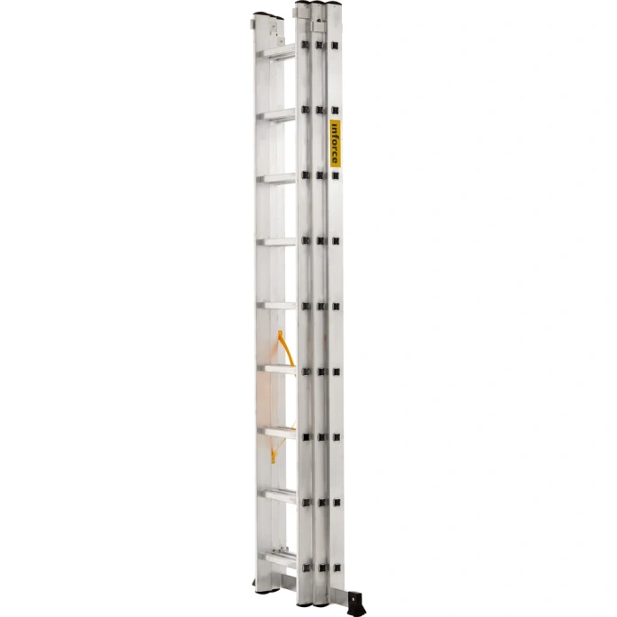 Трехсекционная лестница 9 ступеней Inforce 3x9 ЛП-03-09