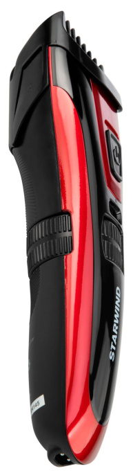 Машинка для стрижки Starwind SHC 4470 красный 3Вт насадок в компл:2шт