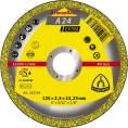 Универсальный отрезной круг Klingspor A24 Extra 125x2,5x22,23мм, Т41 прямой 242138