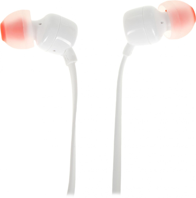Наушники JBL T110 WHT, белый JBLT110WHT