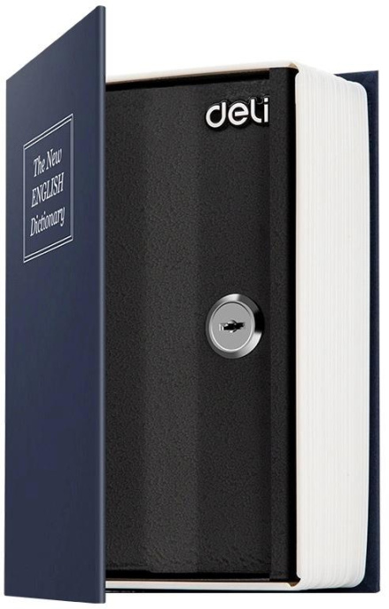 Сейф-книга Deli ET640 180x115x55мм ключевой