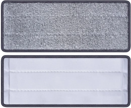 Набор для уборки со шваброй DEFENDER CM-403,серый,ведро цилиндр, 2 насадк,28403