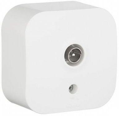 Розетка телевизионная Legrand Quteo открытая, белый [782215]
