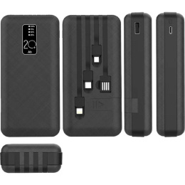 Rexant 30-2039 Портативное зарядное устройство Power Bank аккумуляторная батарея 20000 mAh, черное