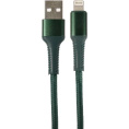 PERFEO Кабель USB A вилка - Lightning вилка, 30W, зеленый, длина 1 м., AVANGARD I4334