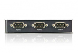 ATEN UC2324-AT Конвертер, USB RS-232, USB B-тип 4xDB9, Female Male, без Б.П., USB 2.0;с 1 шнуром A B Male