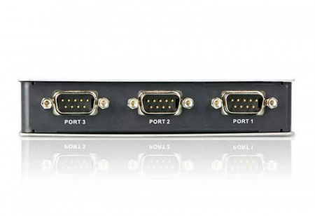 ATEN UC2324-AT Конвертер, USB RS-232, USB B-тип 4xDB9, Female Male, без Б.П., USB 2.0;с 1 шнуром A B Male
