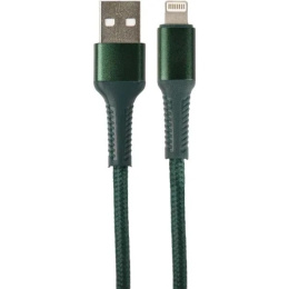 PERFEO Кабель USB A вилка - Lightning вилка, 30W, зеленый, длина 1 м., AVANGARD I4334