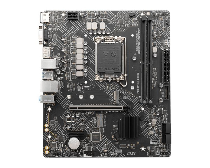 Материнская плата MSI PRO H610M-G DDR4, Socket LGA 1700, Intel H610, mATX, Ret