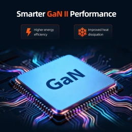 Сетевое зарядное устройство CABLETIME G14WE (CT-GAN140-PWE) GaN II PD3.1 3C1A 140 Вт, ЕС/США, белый