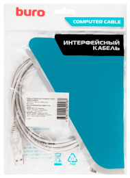 Кабель USB Buro USB A m - USB B m , 3м [usb-a-b-3c]