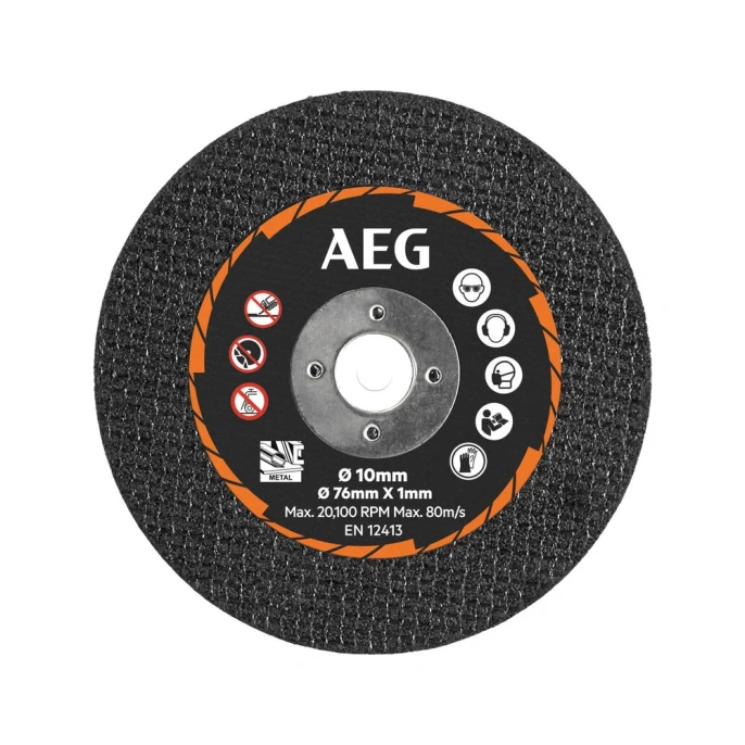 Набор дисков AAKMMMC05 (5 шт, 76х10х1 мм) для отрезной машины BMMS18SBL-0 AEG 4932478588