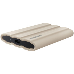 Внешние HDD и SSD/ Samsung External SSD T7 Shield, 1TB, Type C-to-C/A, USB 3.2 Gen2, R/W 1050/1000MB/s, IP65, 88x59x13mm, 98g, Beige 12 мес.
