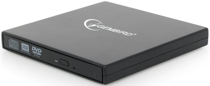 DVD±RW привод Gembird Внешний DVD-USB-02 USB 2.0 пластик, черный 099240