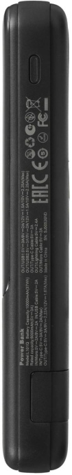 Внешний аккумулятор Power Bank TECNO OnGO L101Q, 10000мAч, черный