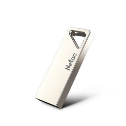 Флешка USB NETAC U326 16ГБ, USB2.0, серебристый [nt03u326n-016g-20pn]