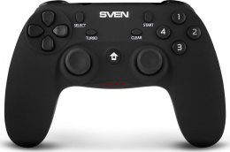 Беспроводной геймпад Sven GC-3050 13 кл. 2 стика, D-pad, Soft Touch, PC/PS3/Android/Xinput SV-016005