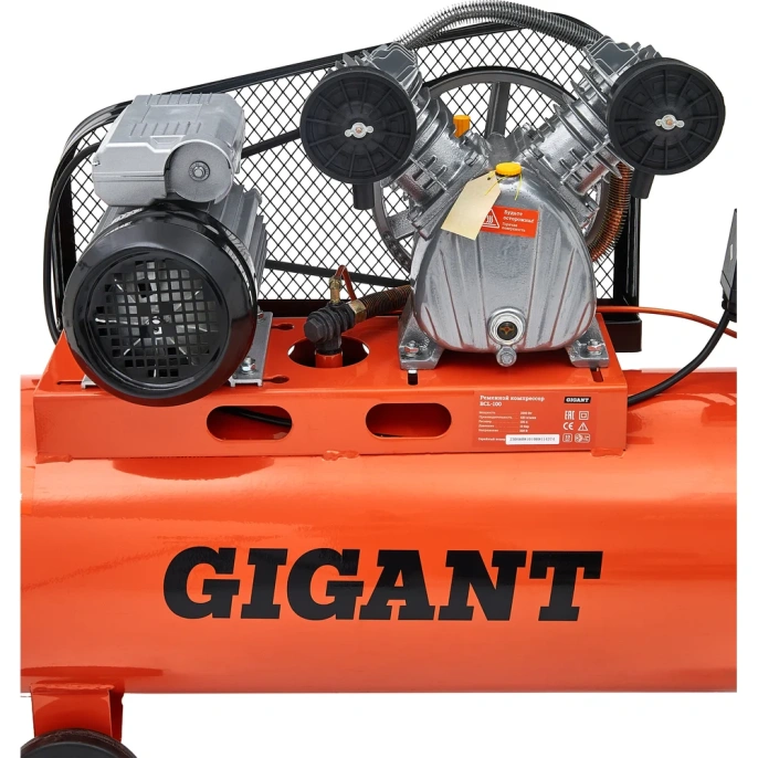 Ременной компрессор (100 л; 10 бар; 430 л/мин) Gigant BCL-100