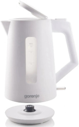 Чайник электрический Gorenje K17OPW 1.7л. 2200Вт белый корпус: пластик