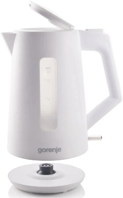 Чайник электрический Gorenje K17OPW 1.7л. 2200Вт белый корпус: пластик