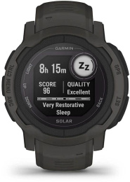 Смарт-часы Garmin Instinct 2 Solar, 45мм, 0.9", черный