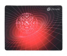Коврик для мыши Oklick OK-FP0400 L красный, ткань, 400х320х2мм