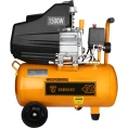 Воздушный поршневой масляный компрессор DEKO DKAC24 ресивер 24 л, 260 л/мин 018-1107