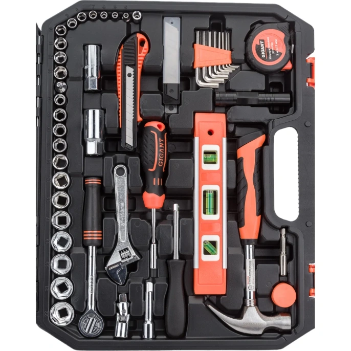 Набор инструментов для дома, 208 предметов Gigant GNJ-208